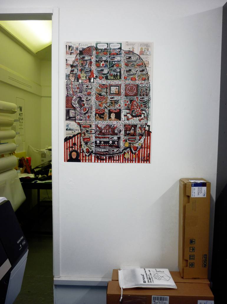 Original Pop Art Pop Culture/Celebrity Drawing by Vicente Aguado