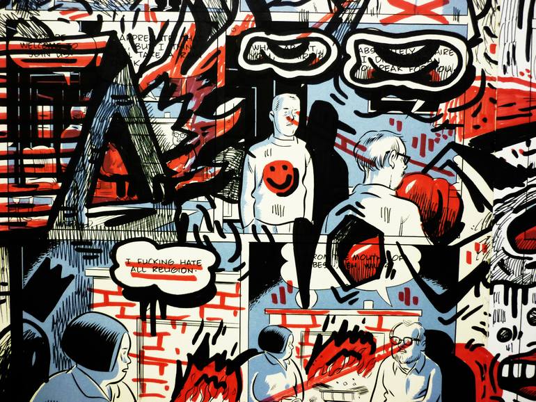 Original Street Art Popular culture Drawing by Vicente Aguado