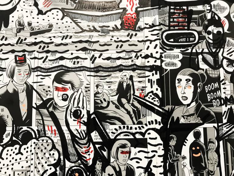 Original Street Art Pop Culture/Celebrity Drawing by Vicente Aguado