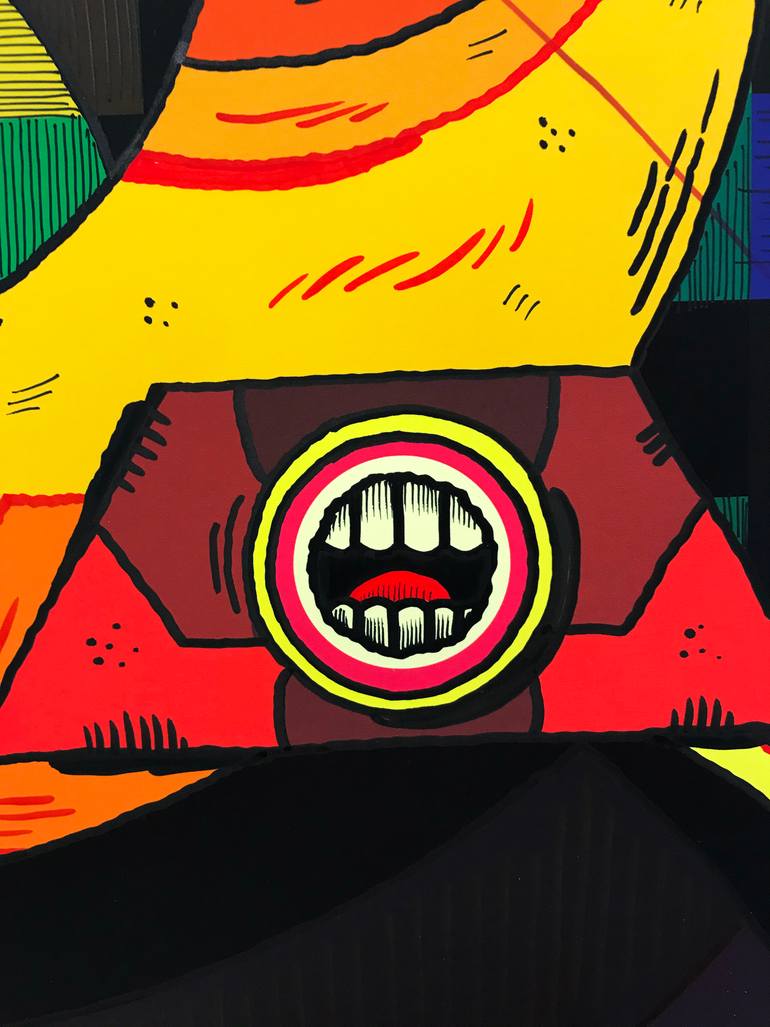 Original Street Art Pop Culture/Celebrity Drawing by Vicente Aguado