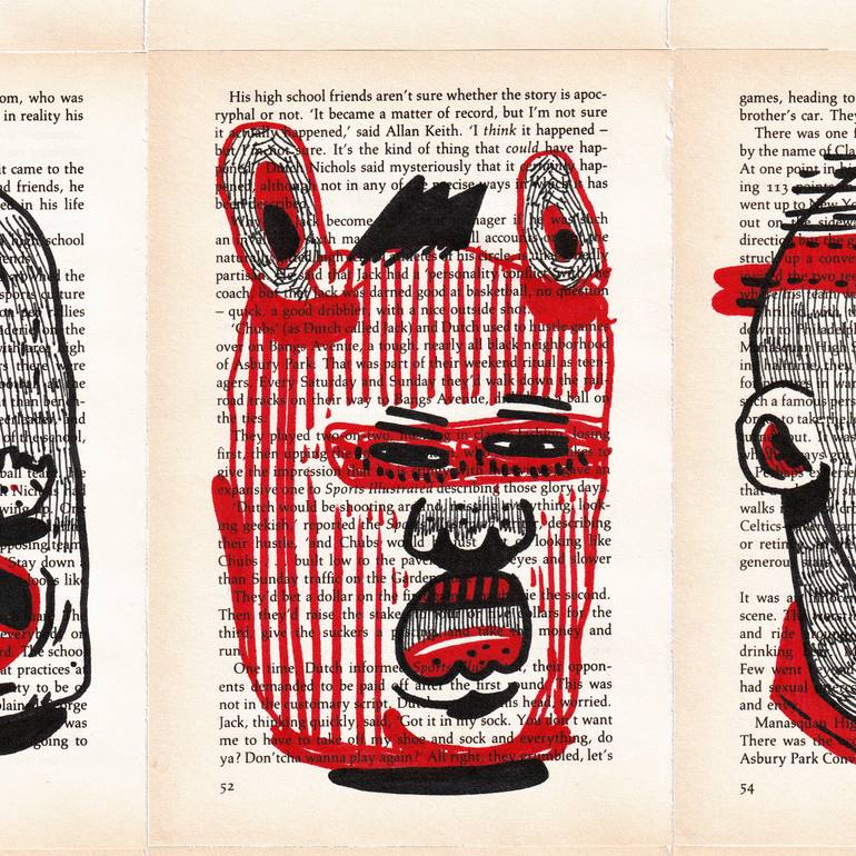 Original Street Art Pop Culture/Celebrity Drawing by Vicente Aguado