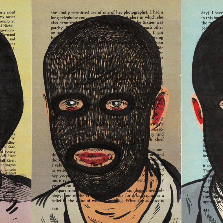 Original Street Art Pop Culture/Celebrity Drawing by Vicente Aguado
