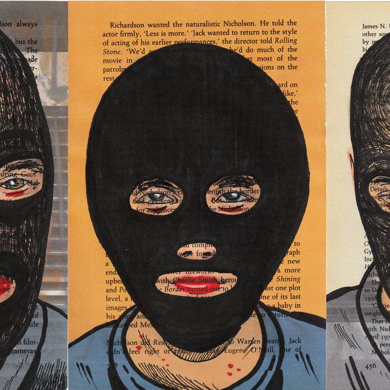 Original Street Art Pop Culture/Celebrity Drawing by Vicente Aguado