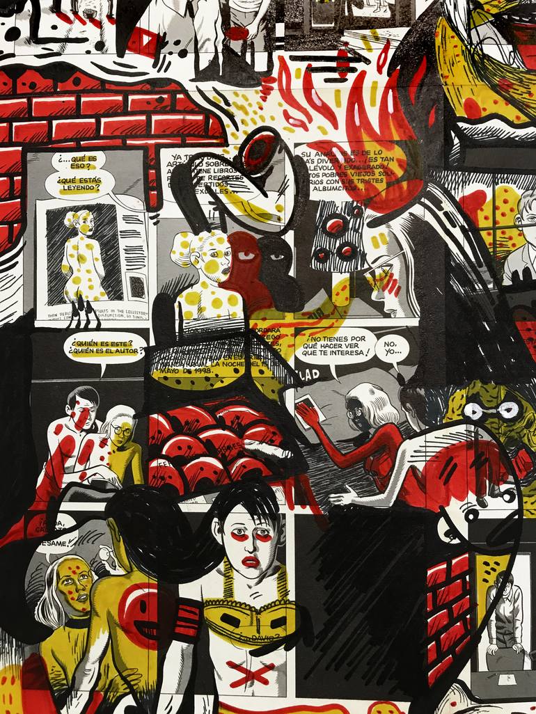 Original Street Art Popular culture Drawing by Vicente Aguado