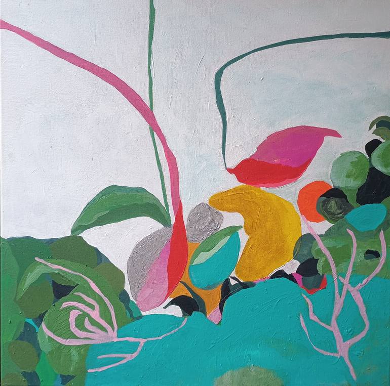 Original Abstract Painting by Irene Guerriero