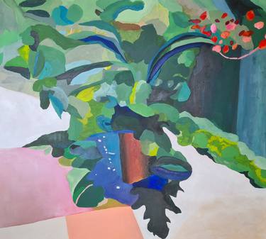 Saatchi Art Artist Irene Guerriero; Paintings, “Where The Fig Tree Lives” #art