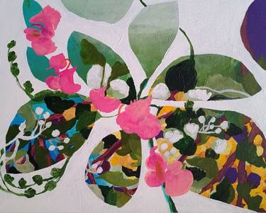 Original Abstract Nature Paintings by Irene Guerriero