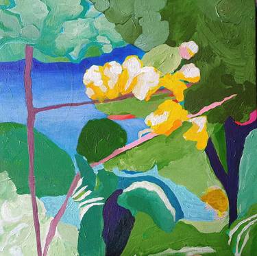Original Abstract Nature Paintings by Irene Guerriero