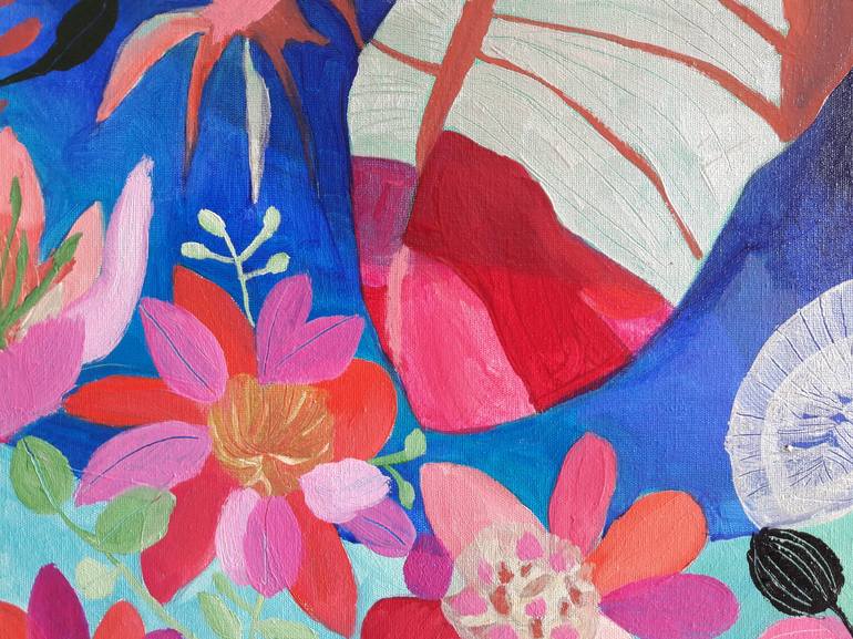 Original Floral Painting by Irene Guerriero