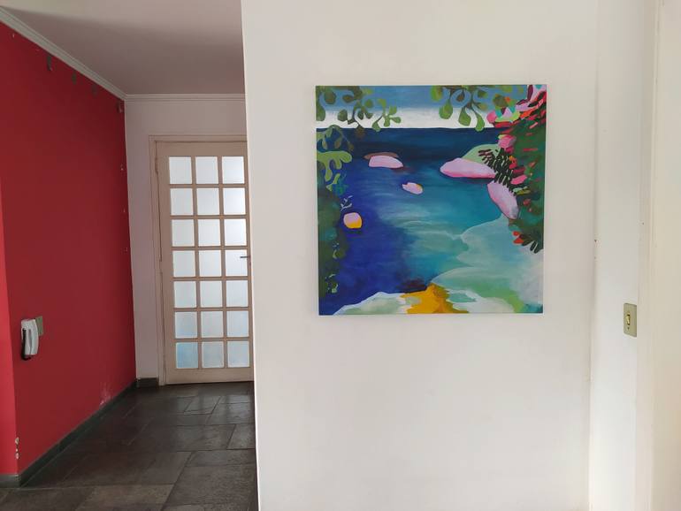 Original Figurative Seascape Painting by Irene Guerriero
