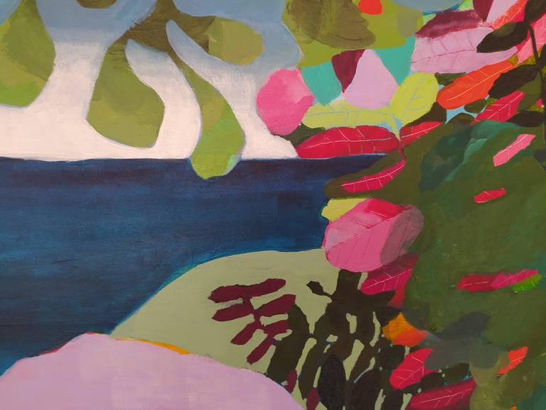 Original Figurative Seascape Painting by Irene Guerriero