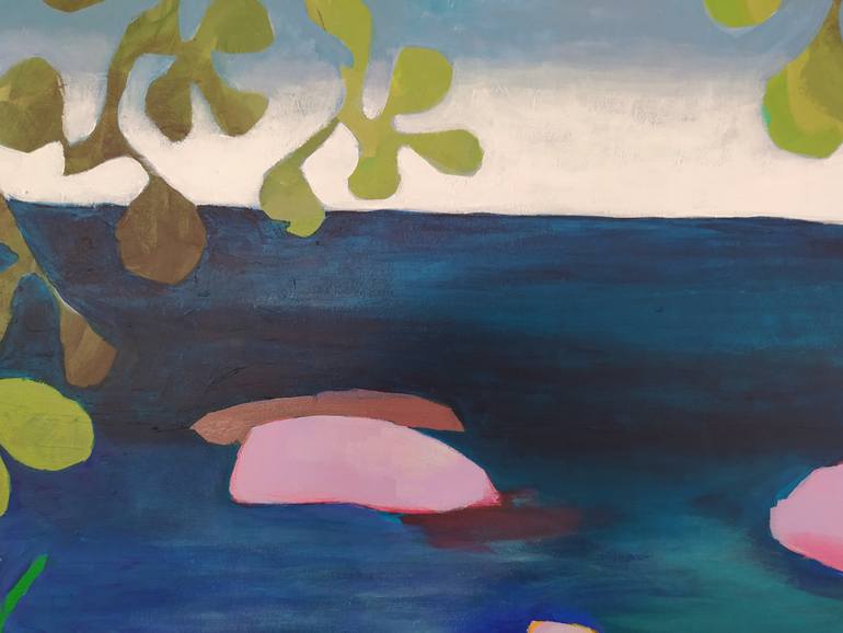 Original Figurative Seascape Painting by Irene Guerriero