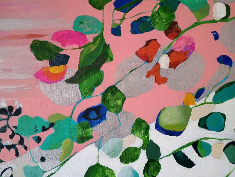 Original Abstract Nature Painting by Irene Guerriero