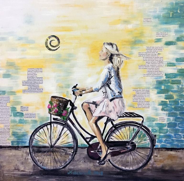 bike painting art