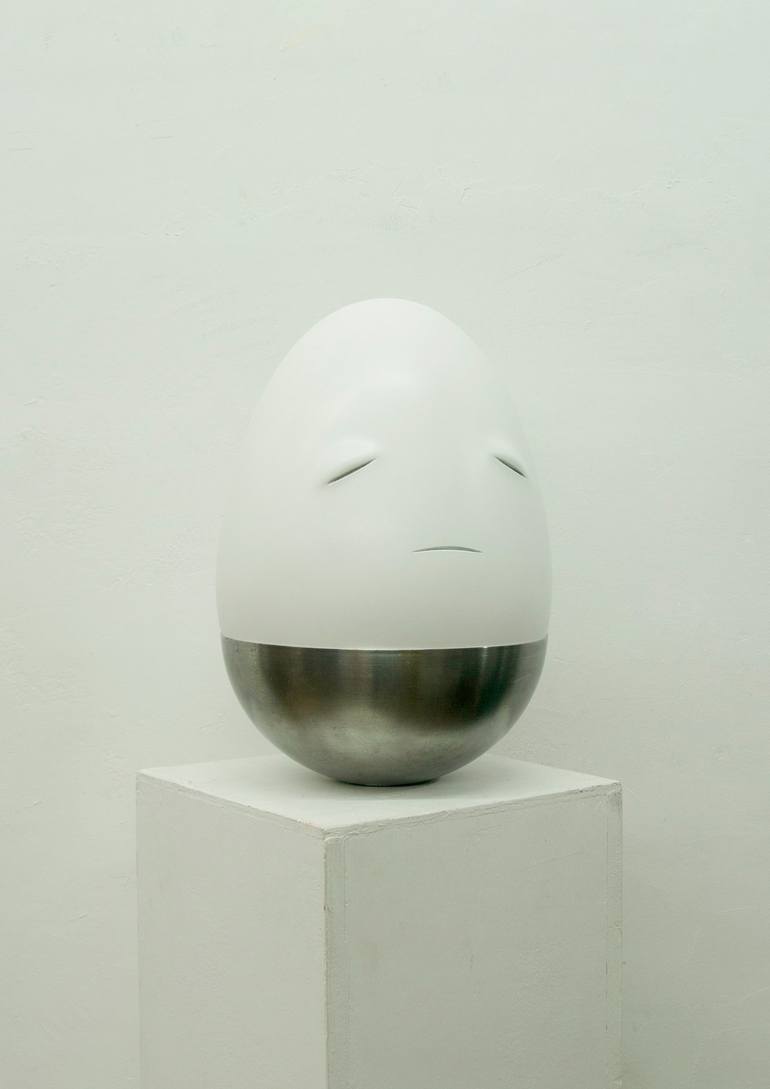 Original Egg Food Sculpture by mr clement
