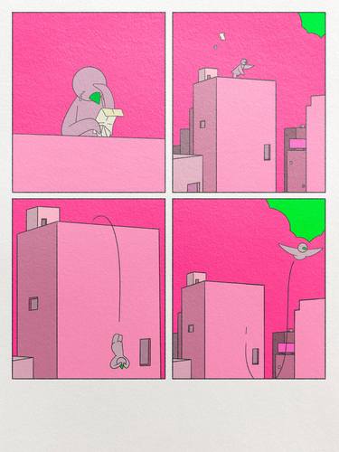 Original Contemporary Humor Printmaking by Mr Clement