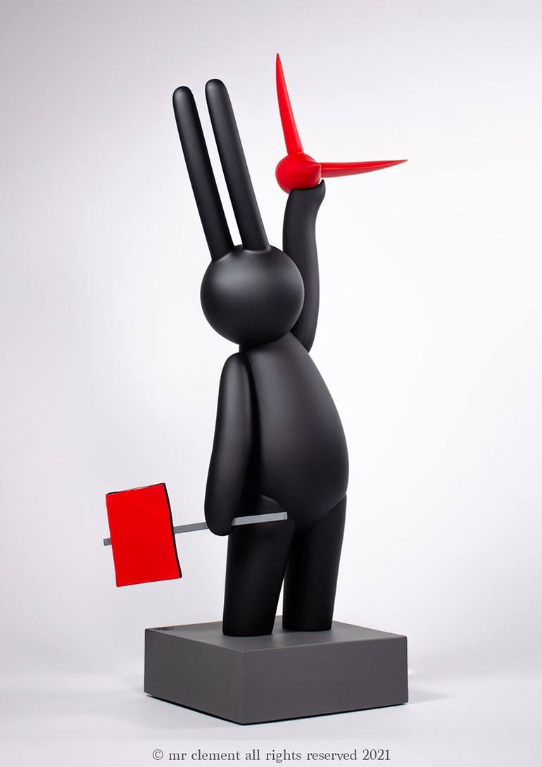 Original Cartoon Sculpture by mr clement