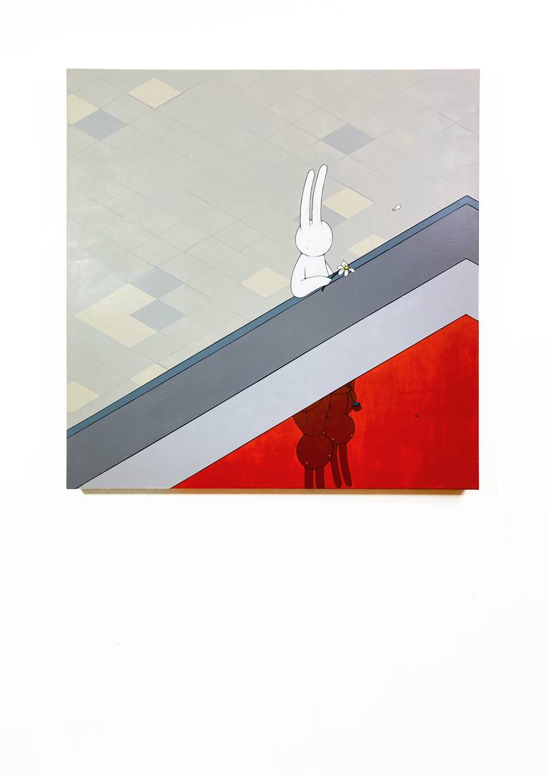 Original Illustration Love Painting by Mr Clement