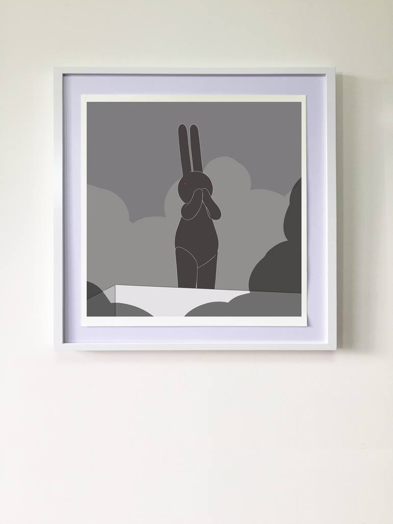 Original Figurative Comics Printmaking by Mr Clement