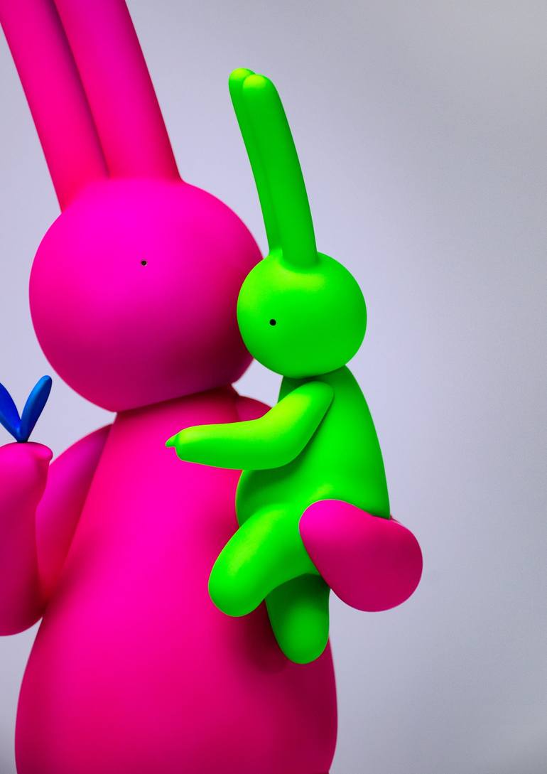 Original Figurative Love Sculpture by Mr Clement