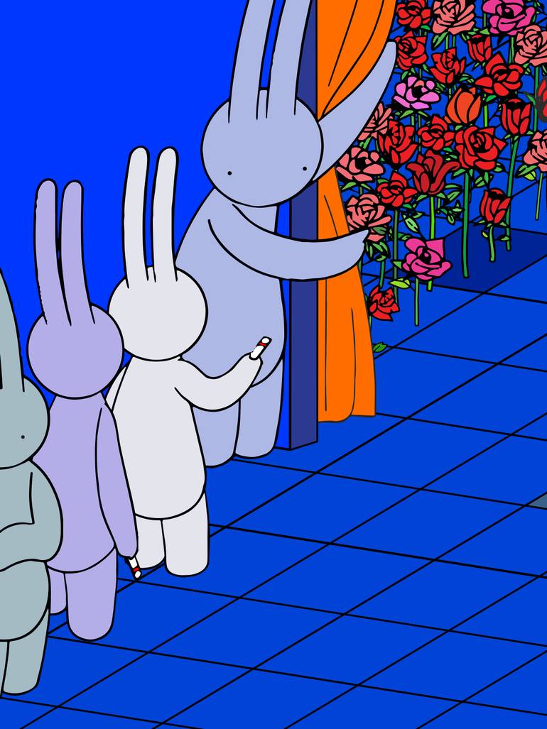 Original Figurative Comics Printmaking by Mr Clement