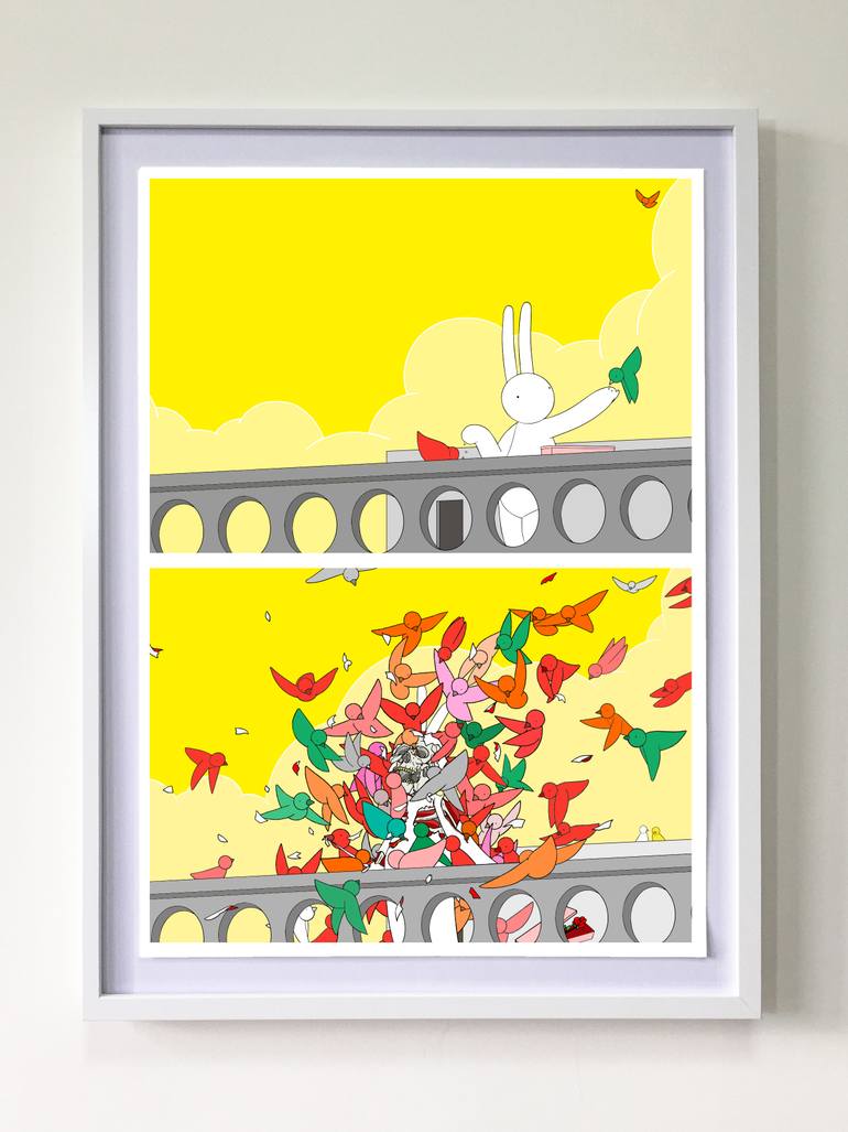 Original Pop Art Comics Printmaking by Mr Clement