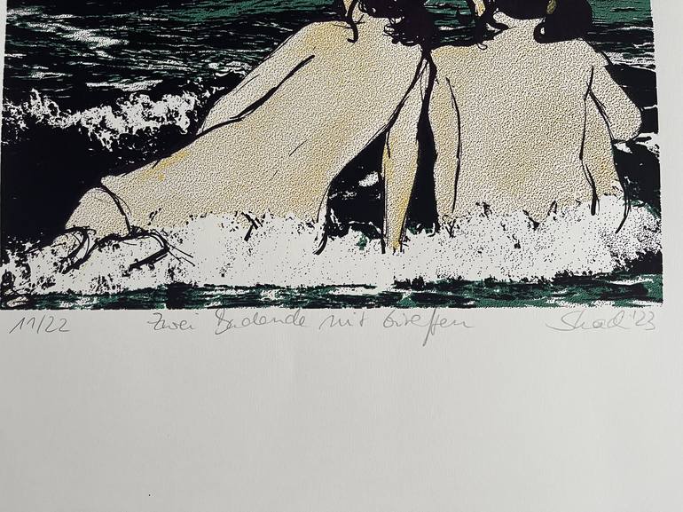 Original Contemporary Beach Printmaking by Skadi Engeln