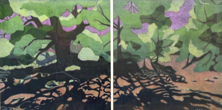 Original Contemporary Landscape Printmaking by Skadi Engeln