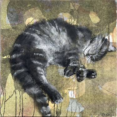 Original Fine Art Cats Paintings by Skadi Engeln