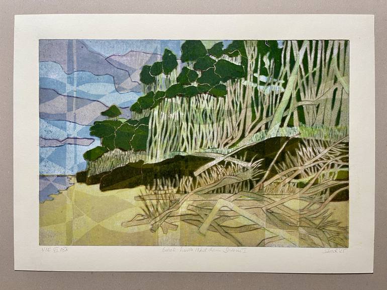 Original Abstract Landscape Printmaking by Skadi Engeln