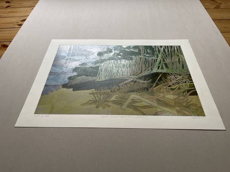 Original Abstract Landscape Printmaking by Skadi Engeln