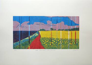 Print of Landscape Printmaking by Skadi Engeln