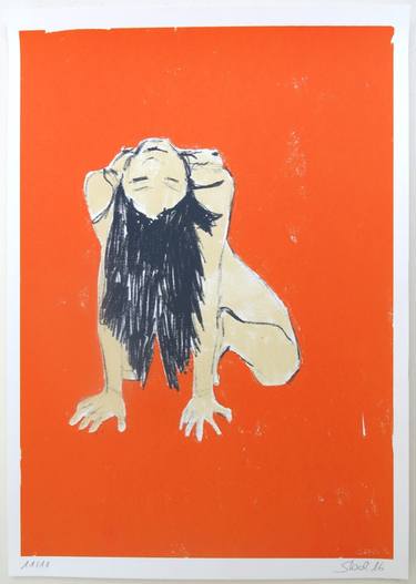 Original Fine Art Nude Printmaking by Skadi Engeln