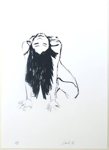 Original Figurative Nude Printmaking by Skadi Engeln