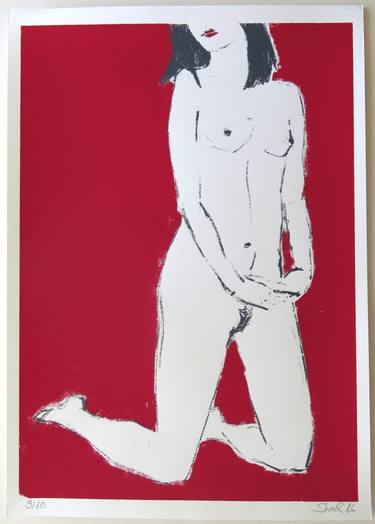 Original Modern Nude Printmaking by Skadi Engeln