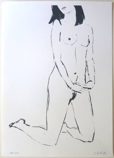 Original Nude Printmaking by Skadi Engeln