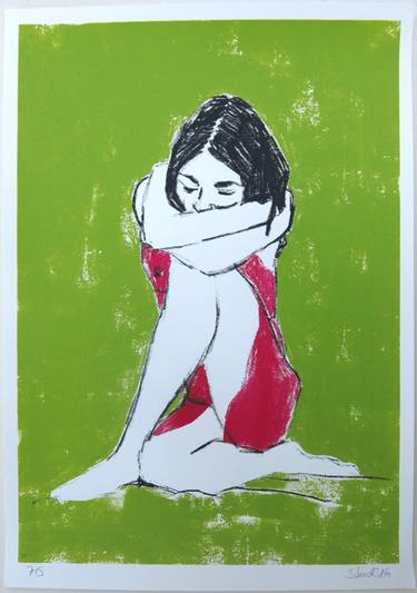 Original Modern Nude Printmaking by Skadi Engeln