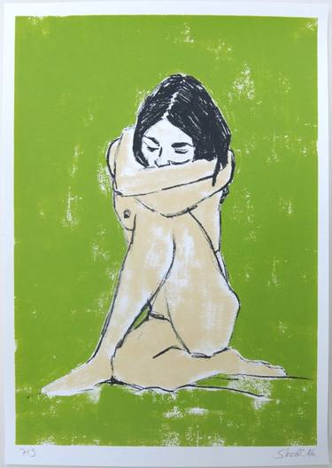 Original Modern Nude Printmaking by Skadi Engeln