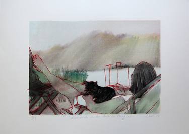 Print of Abstract Women Printmaking by Skadi Engeln