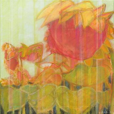 Original Abstract Floral Paintings by Skadi Engeln