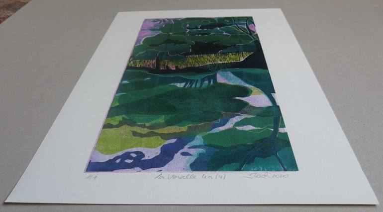 Original Abstract Landscape Printmaking by Skadi Engeln