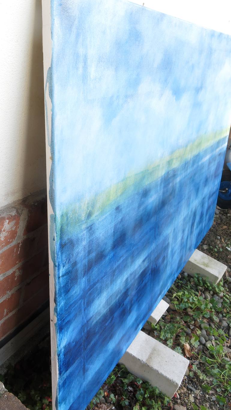 Original Abstract Seascape Painting by Skadi Engeln