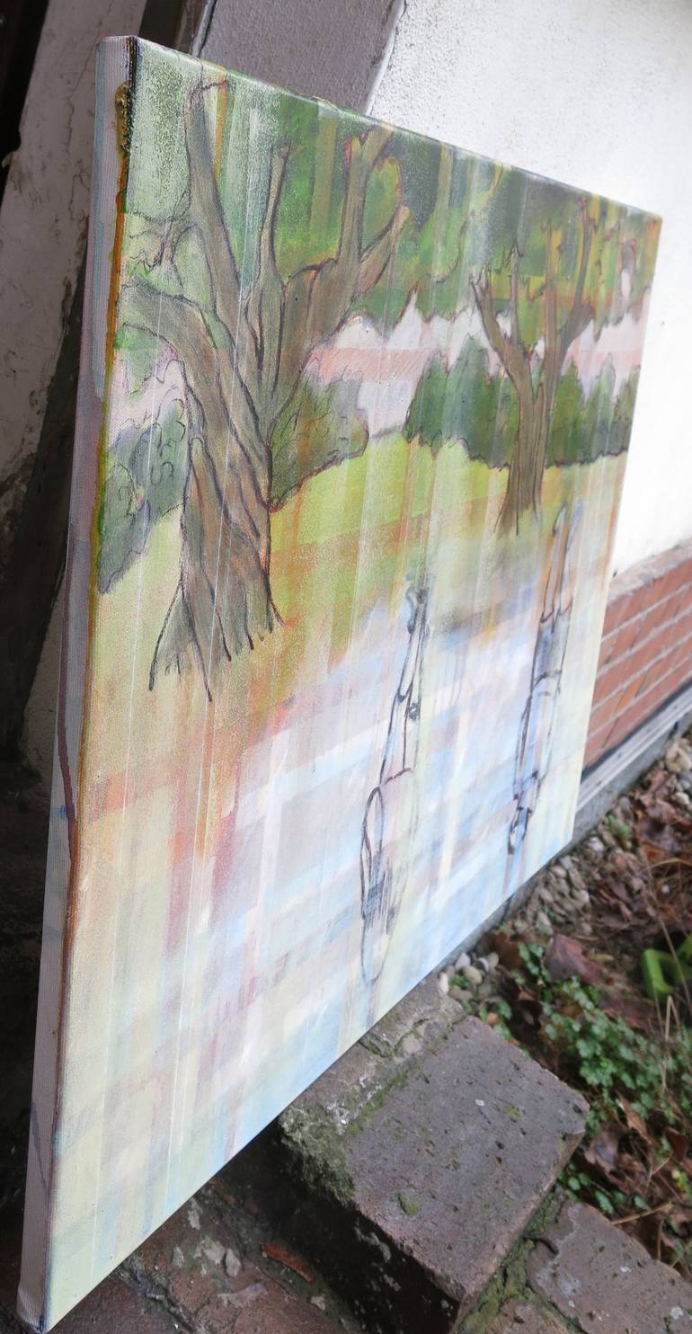 Original Abstract Tree Painting by Skadi Engeln