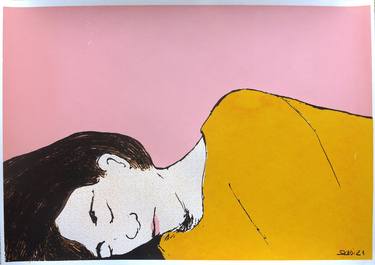 Original Figurative Portrait Printmaking by Skadi Engeln