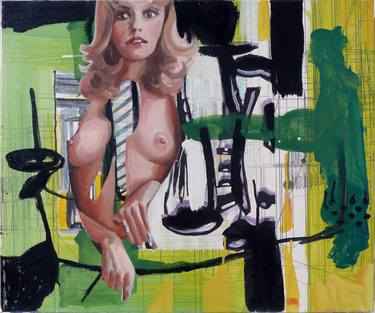 Original Surrealism Erotic Paintings by Susanne Strassmann