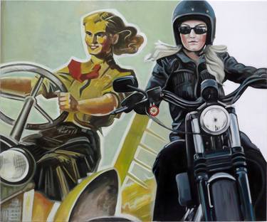 Original Transportation Paintings by Susanne Strassmann