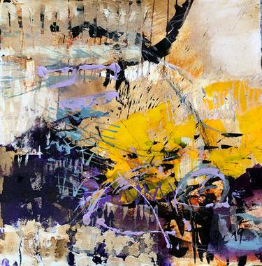 Original Abstract Expressionism Abstract Paintings by Claudia Geil