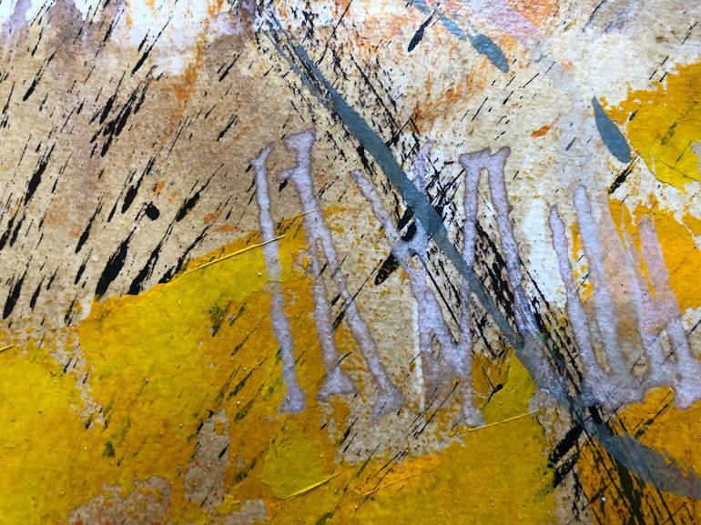 Original Abstract Expressionism Abstract Painting by Claudia Geil