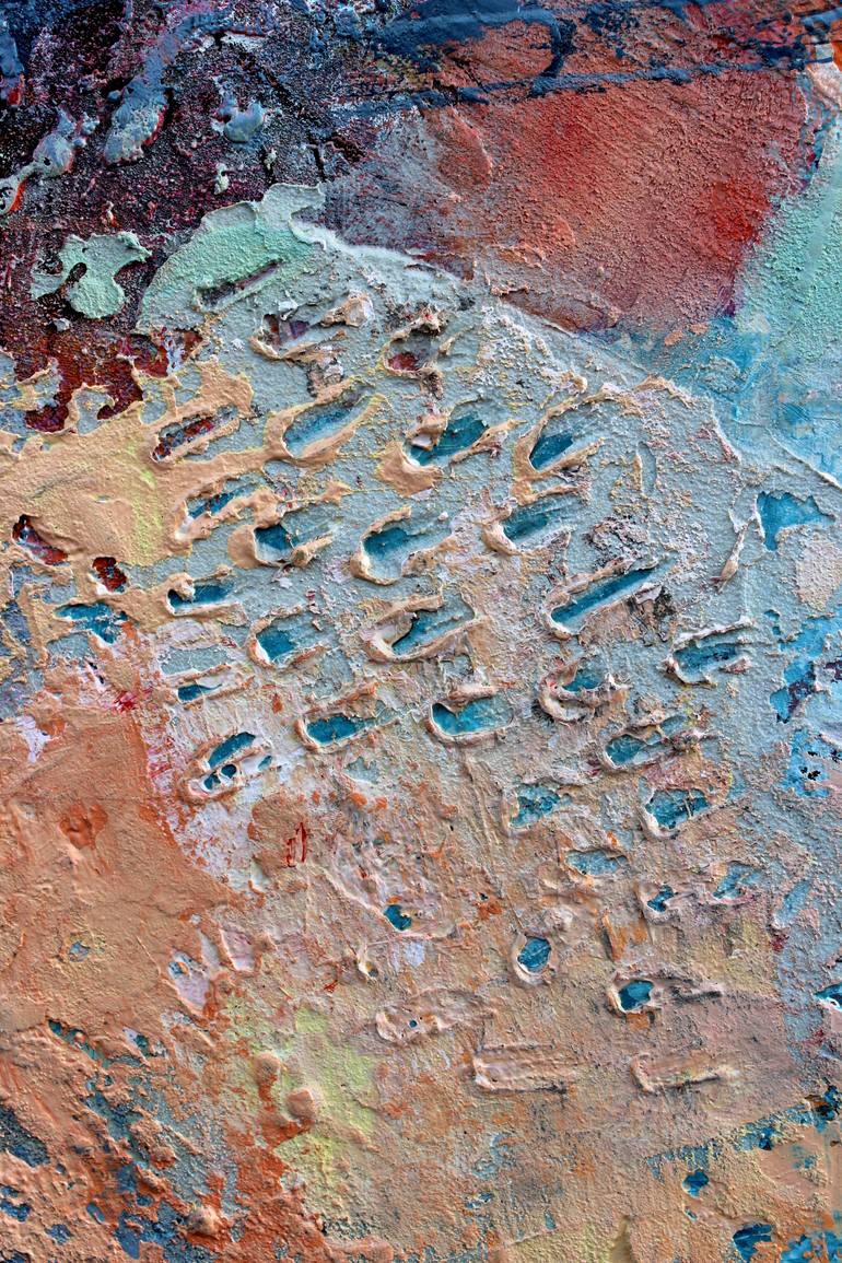 Original Abstract Expressionism Abstract Painting by Claudia Geil