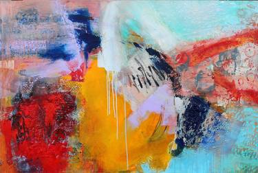 Original Abstract Expressionism Abstract Paintings by Claudia Geil